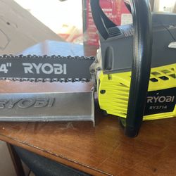 RYOBI 14 in. 37cc 2-Cycle Gas Chainsaw