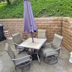 Patio Table and Chairs Set