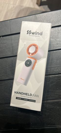 SSwind Handheld Fan Collapsible with Ice Compress