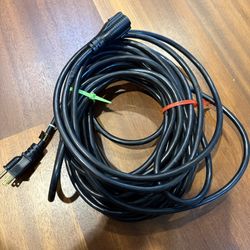 Heavy Duty Extension Cord Est 40ft – Grounded 3-Prong Power Cable