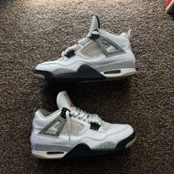 Jordan 4 White Cement 2019 Size 8.5