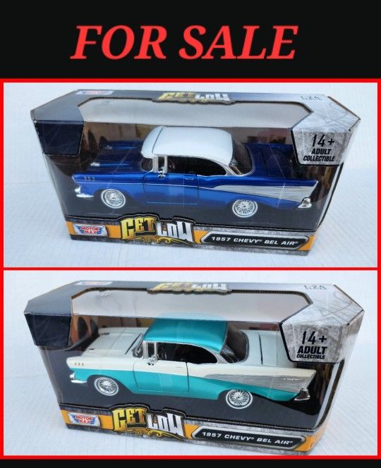 1957 CHEVROLET BELAIR COLLECTIBLE LOWRIDERS TOYS