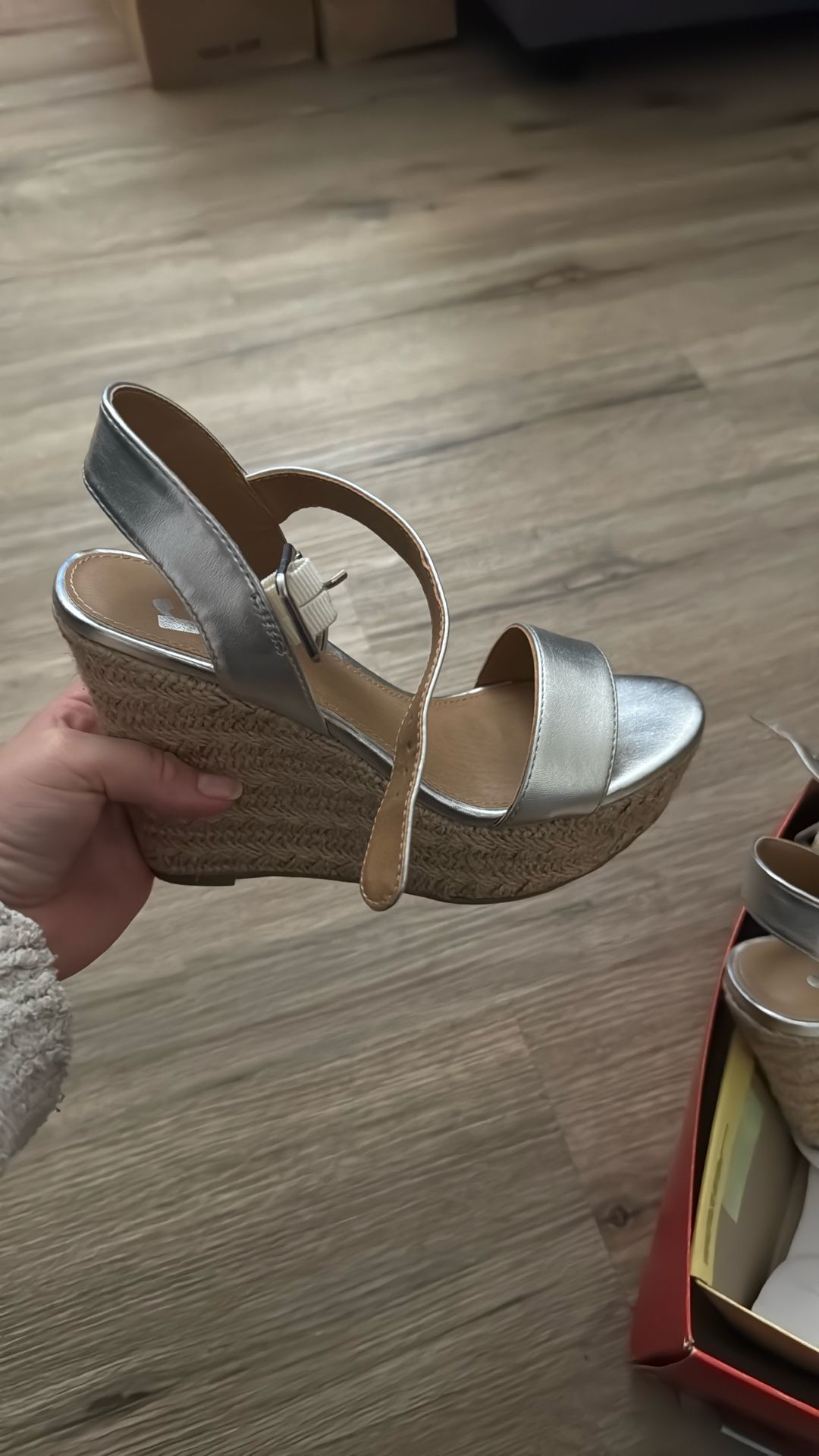 5 1/2 Open Toe Wedges 