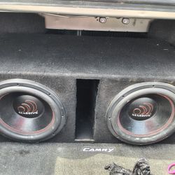 Complete System With Amp And 2 12" Speakers 