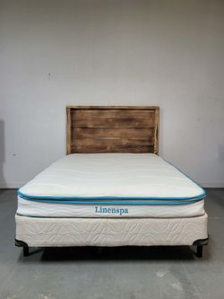 Rustic, full-size bed, Cama Matrimonial  Delivery available, se hacen entregas a domicillo