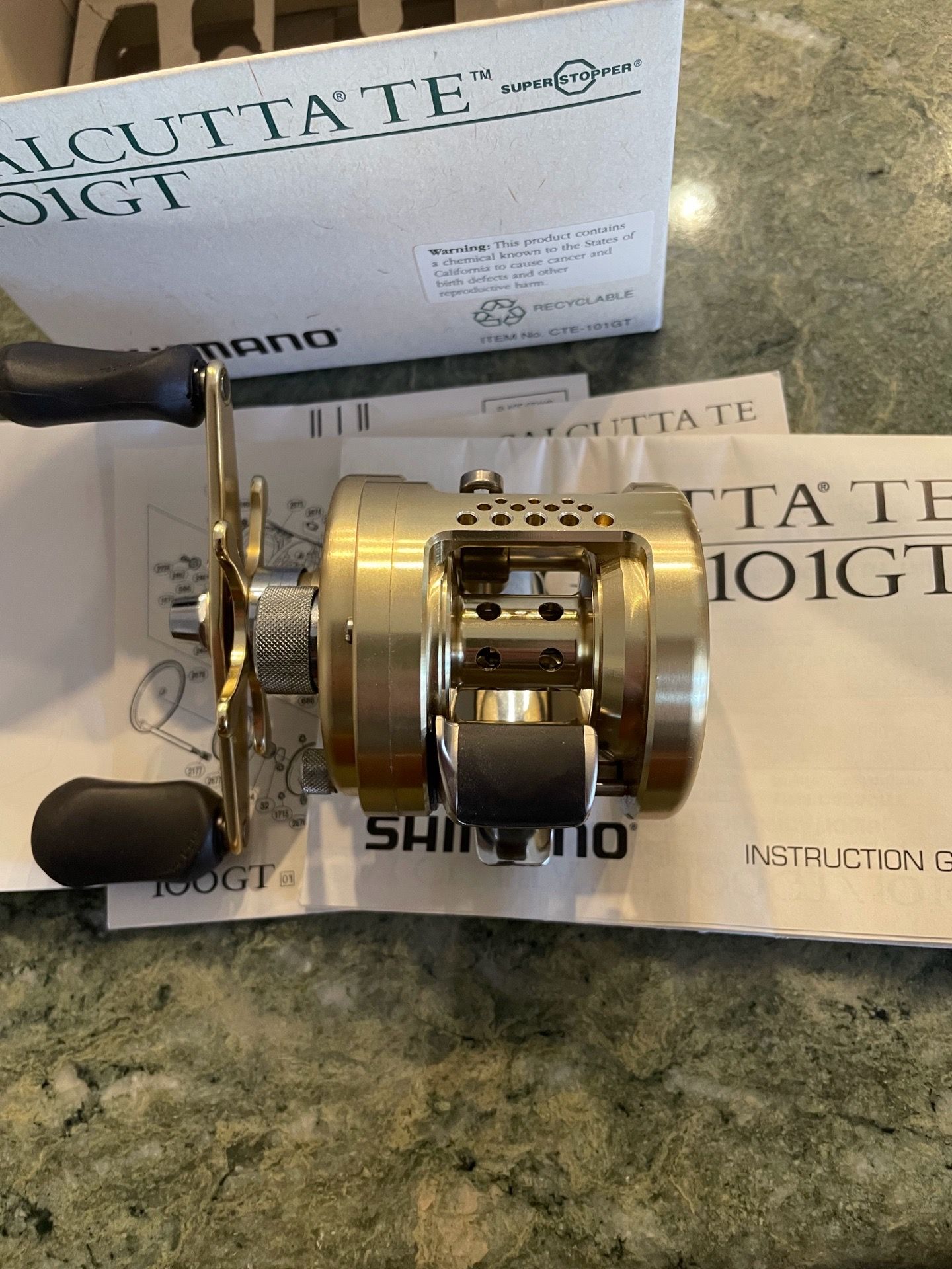 New Shimano Calcutta 101GT Baitcaster Reel