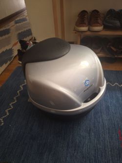 Piaggio motorcycle storage box