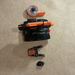 Nerf N-strike Elite Terrascout Drone Tank & Remote B8072 EUC