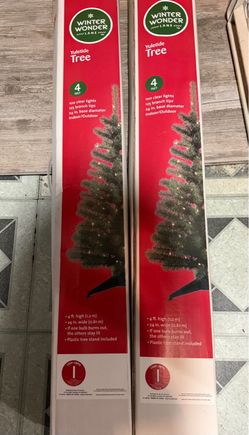 Winter Wonder Lane 4ft Yuletide Christmas Tree x2
