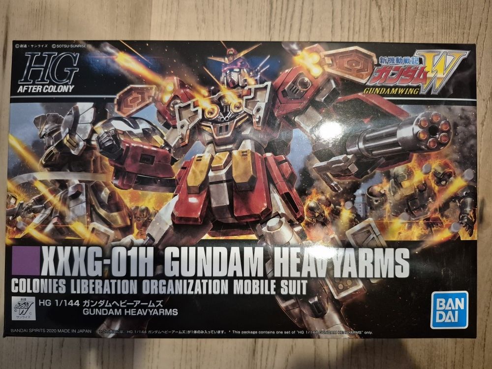 Bandai XXXG-O1H Gundam Heavy Arms Colonies Liberation Organization Mobile Suit Model