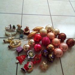 Christmas Ornaments Assorted  33 Pieces All For Only $10