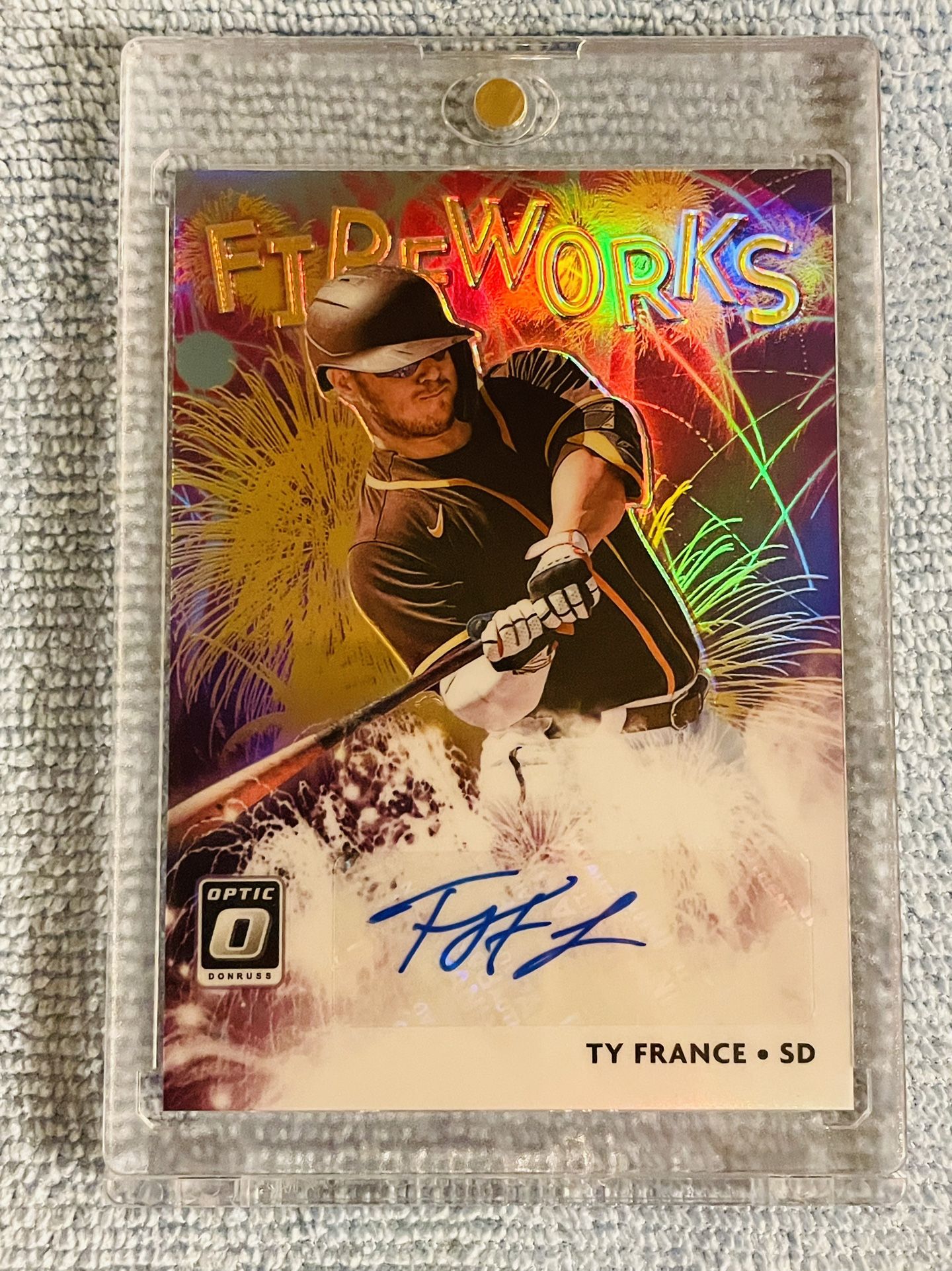 Ty France 2020 Panini Donruss Optic Gold Fireworks Signatures Rookie Autograph /10!
