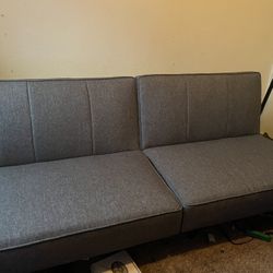 grey futon in great condition 
