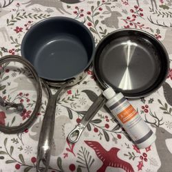 Zwilling 2qt Sauce Pan Hestan 8.5” Titanium Skillet Fry Pan 