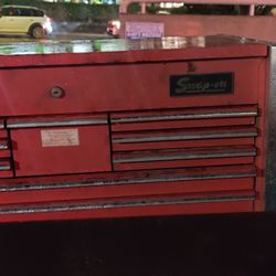 There Are Two. Vintage Snap On Boxes That Stack On Each  Other  In Really Good Shape 