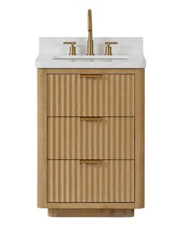 Miseno
Cadiz 24" Free Standing Single Basin Vanity Set with Cabinet and Composite Stone Vanity Top