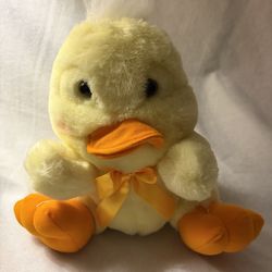 Adorable Plush Duck Easter Baby Duck 9”