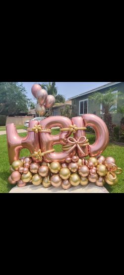HBD balloon arrangement