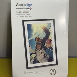 Apolosign 10.1” WiFi Touch Screen Smart Photo Frame