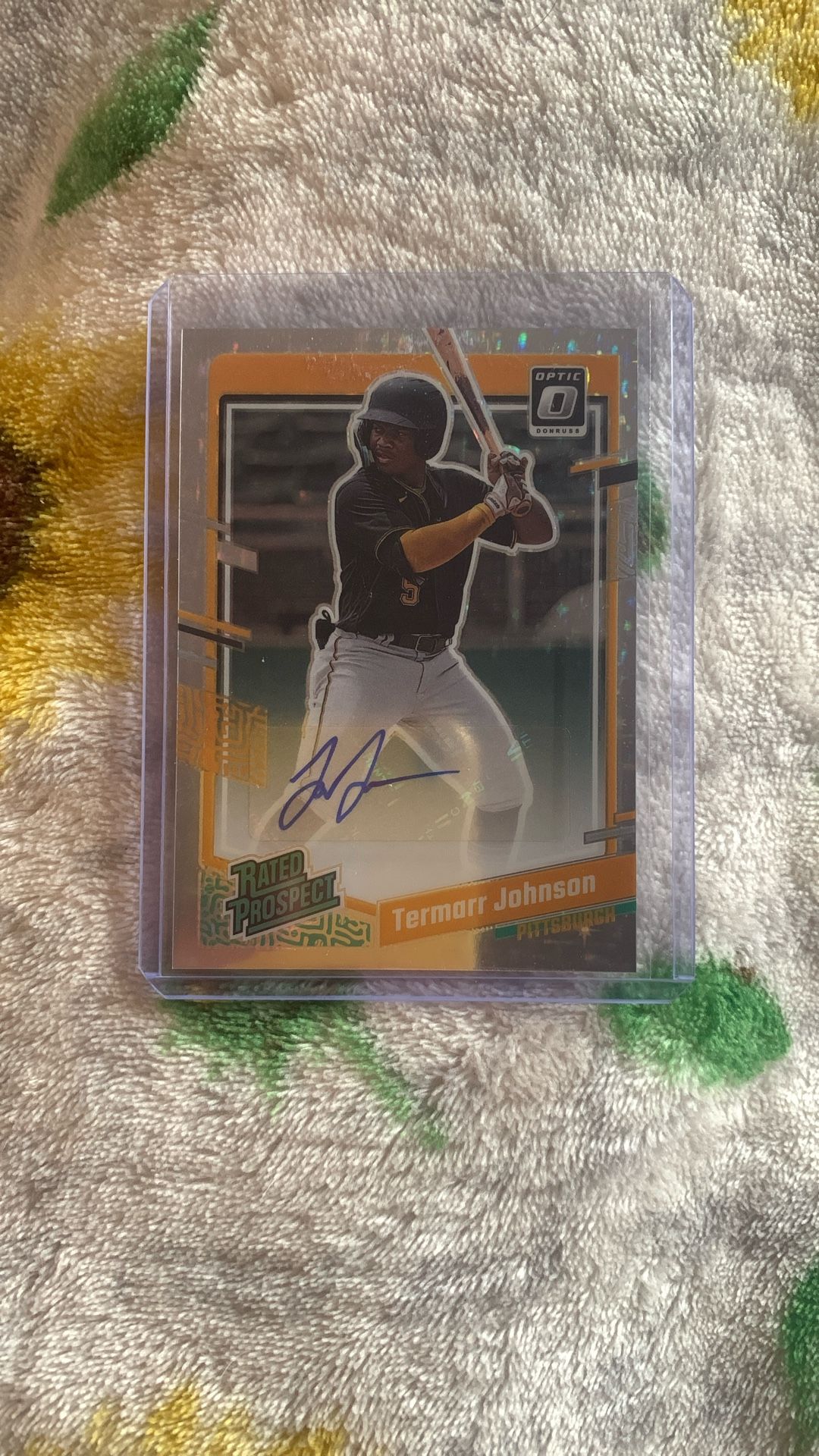 Termarr Johnson Autographed MLB Trading Card