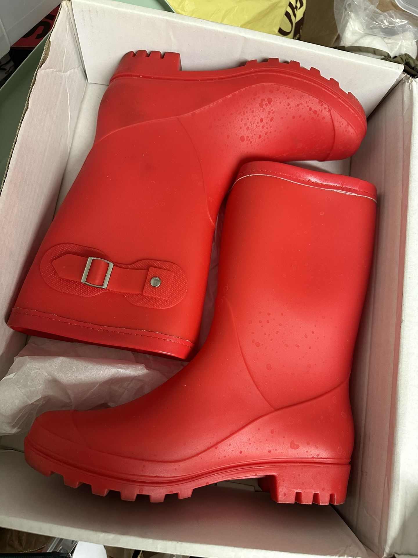 Classic Red Rain boots