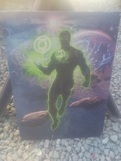 Green Lantern DC Comics Official print on metal 45cm x 32cm "Displate"