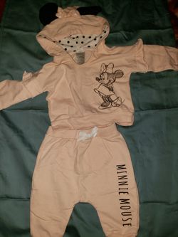 Girls minnie mouse track/sweatsuit