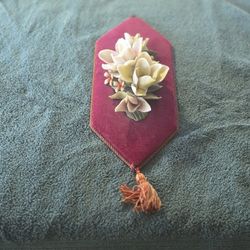 Porcelain Rose Wall Plaque 