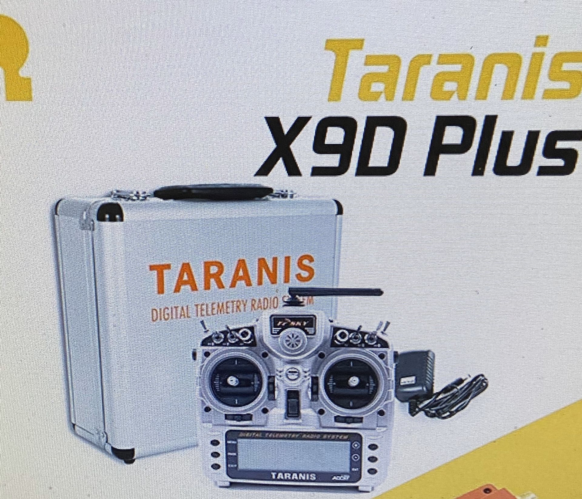 FrSky 2.4ghz ACCST Taranis X9D Plus transmitter case and R9M