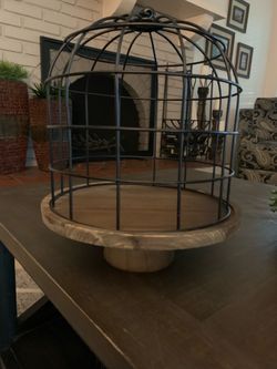 Beautiful cage and wood stand