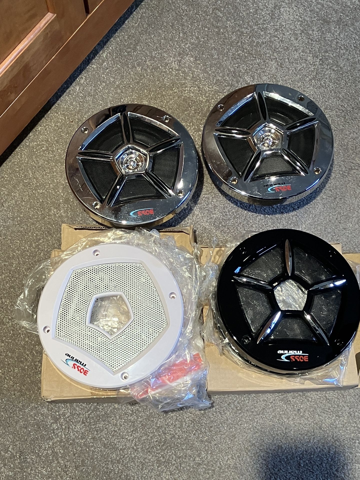 Boss, audio, coaxial, waterproof, marine speakers