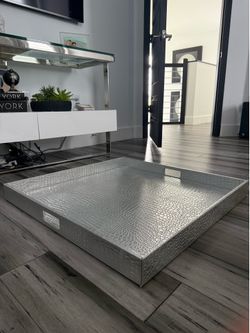 Oversized Silver zgallerie Tray