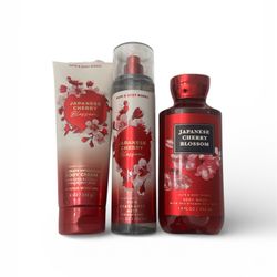 Bath & Body Works Japanese Cherry Blossom Set (3-Piece)