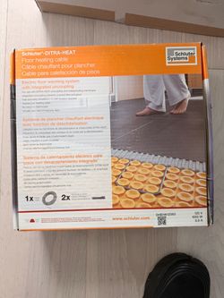 Schluter DITRA-HEAT Floor Heating Cable – DHEHK12083 – Brand New Sealed