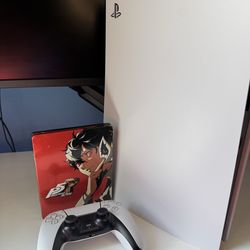 PS5 Console Bundle – Controller + Persona 5 Royal – Clean & Tested