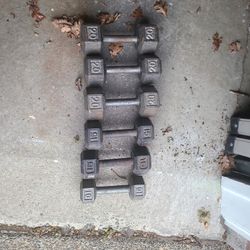 Hex Weights 3x 20 Punds 2x 15 1x 10