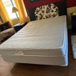 Queen Bed With Frame And Box Spring