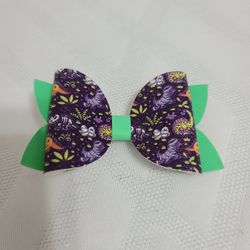 Brand New Girls Hair Bow Dinosaur