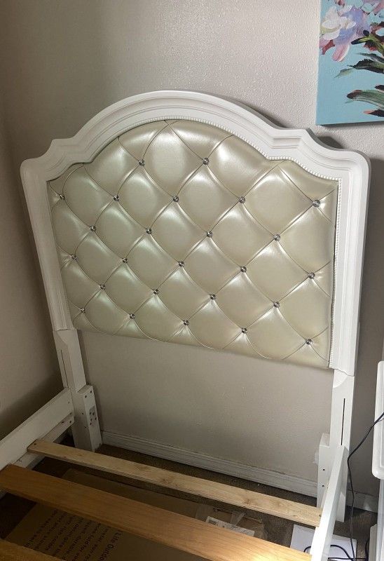 White Twin Bed Frame