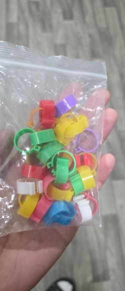 30 pcs Colored Chicken Leg Rings, Plastic Poultry Leg Bands, Foot Buckles for Chickens, Ducks, Geese, Turkeys - No Battery Needed, Easy-To-Use Identif