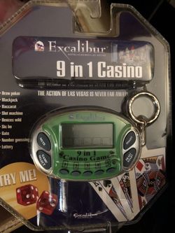 9 in 1 casino key chain mini games