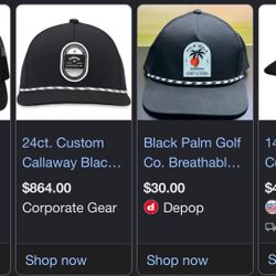 Palm Golf hat SnapBack