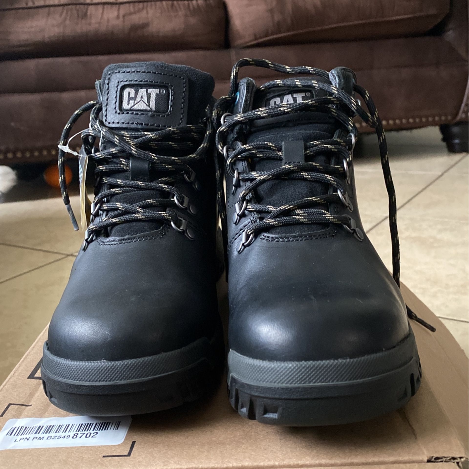 Caterpillar Black Steel Toe