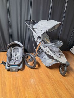 Monbebe Rebel II Travel System jogging stroller