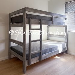 New Twin Bunk Bed With Mattress