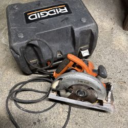 Ridgid Circular Saw 
