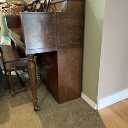 Antique Piano With Solid Figured Wood
