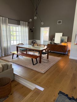 Room and Board Linden Quartz Dining Table 72 inches