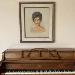 Vintage 1966 Female Portrait 