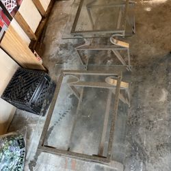 Glass Coffee Tables Set Of 3